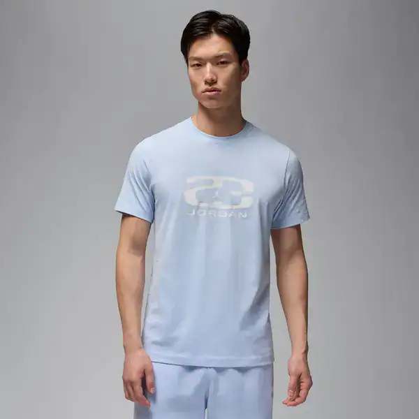 Nike – T-shirt indispensable pour le vol Jordan – Bleu hydrogène/Voile - Nike