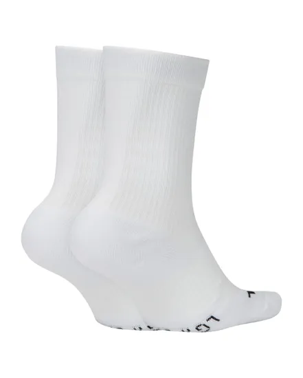 Nike - Chaussettes de tennis Unisexe U NK MULTIPLIER CREW 2PR CUSH - Blanc 2