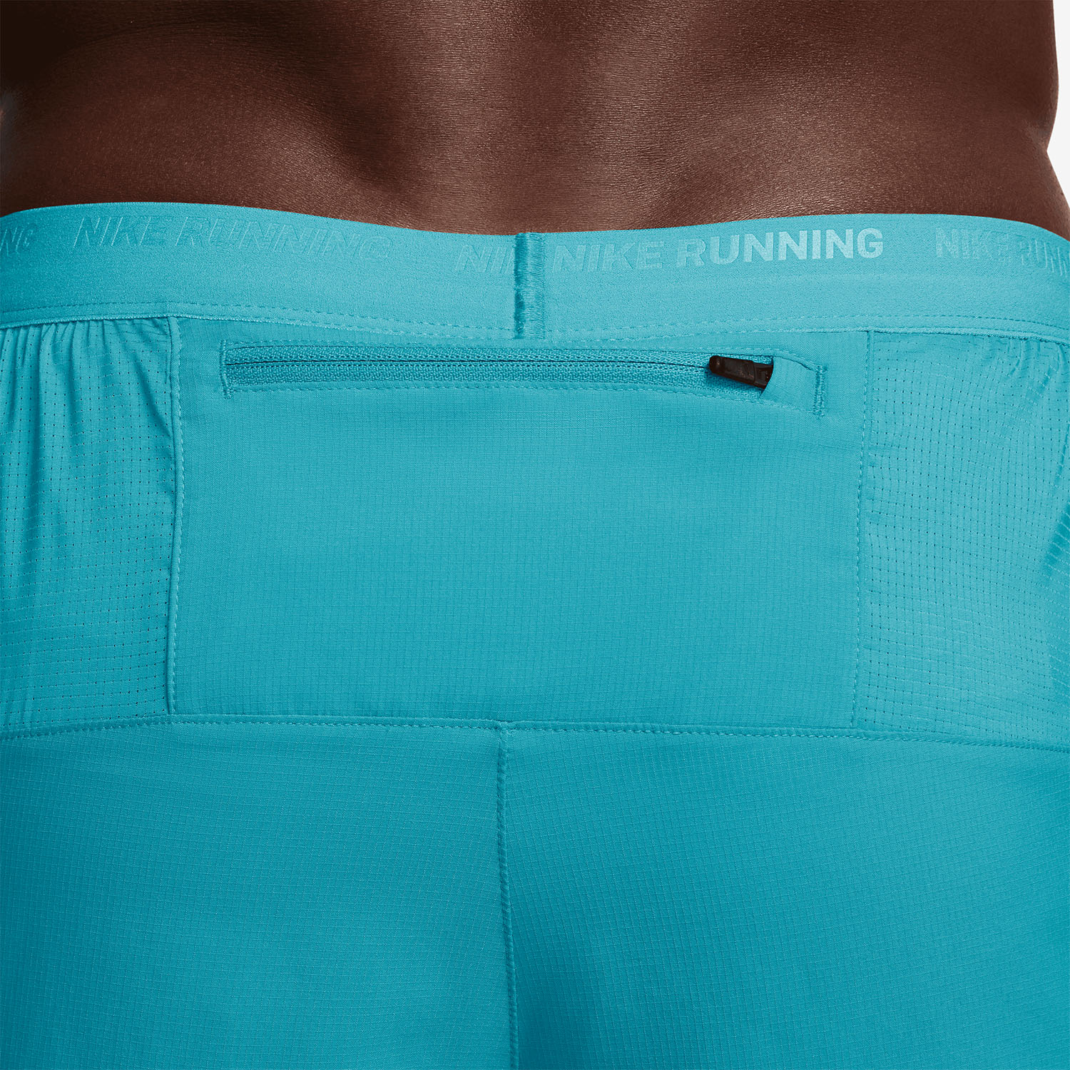 Nike - Short hybride Dri-FIT Stride 2 en 1 de 12,7 cm - Bleu Clair 3