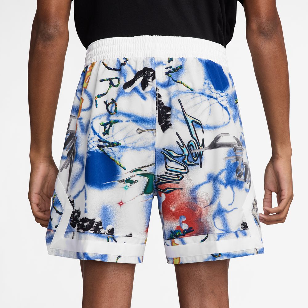 Nike - Jordan Sport Men's Dri-FIT Woven Diamond Shorts Blanc Noir 3