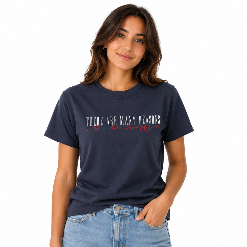 MB -t- shirt Femme there are many reasons – Bleu Marine