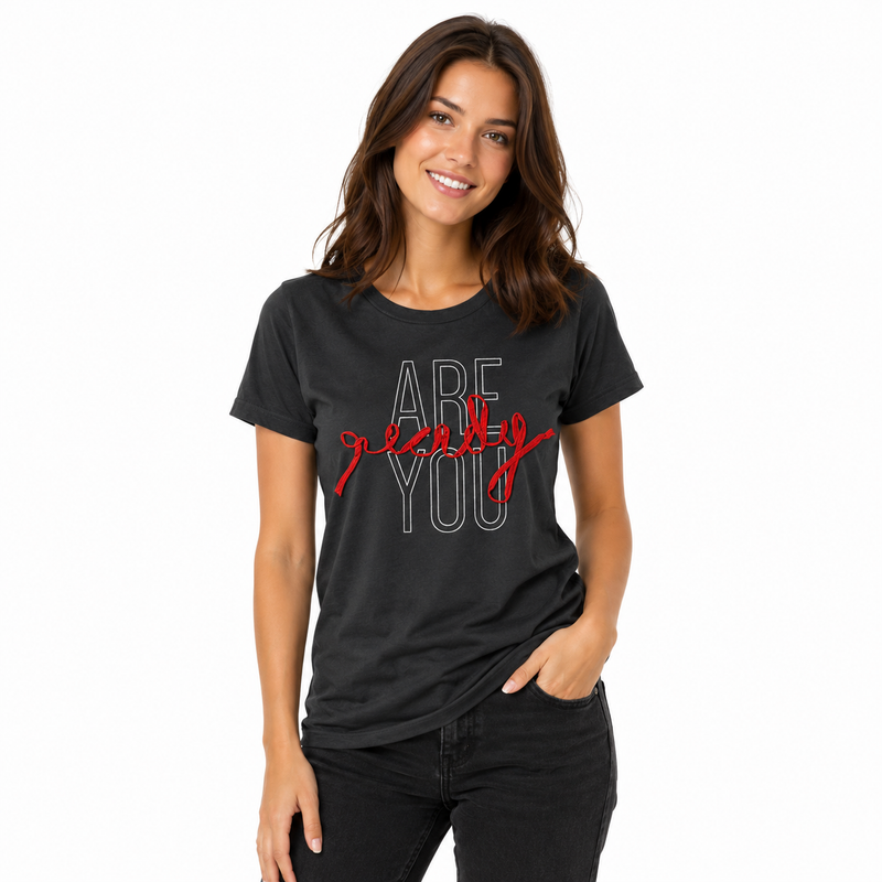 MB -t- shirt Femme Are Your Ready – Bleu Marine