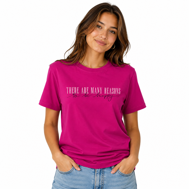 MB – t- shirt Femme there are many reasons – Rose Fushia