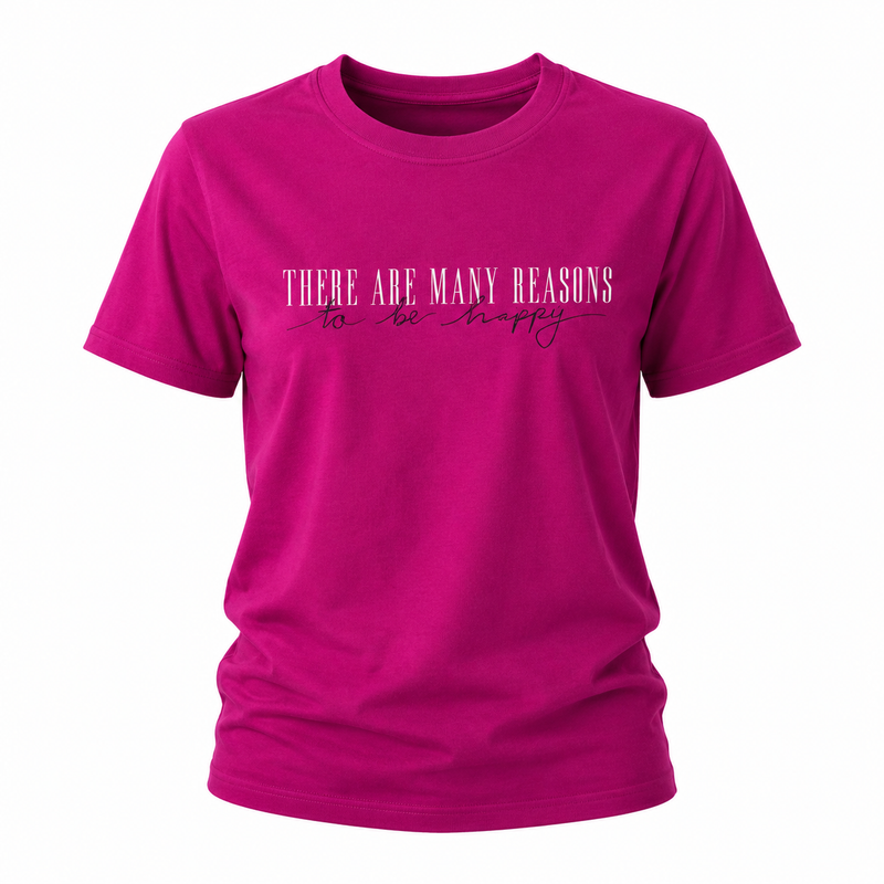 MB - t- shirt Femme there are many reasons - Rose Fushia 2