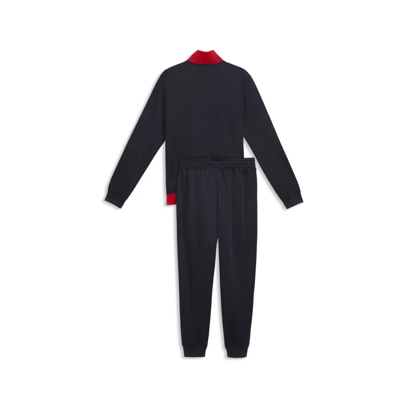 Puma - Survêtement Poly Colorblock - Noir Rouge 5