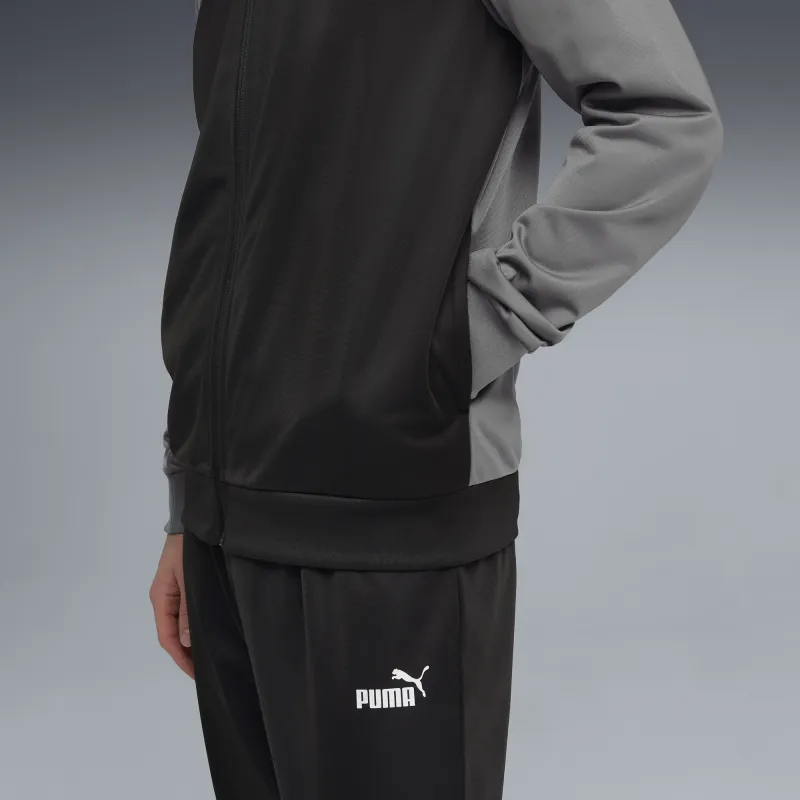 Puma - Survêtement Poly Colorblock - Gris Noir 3