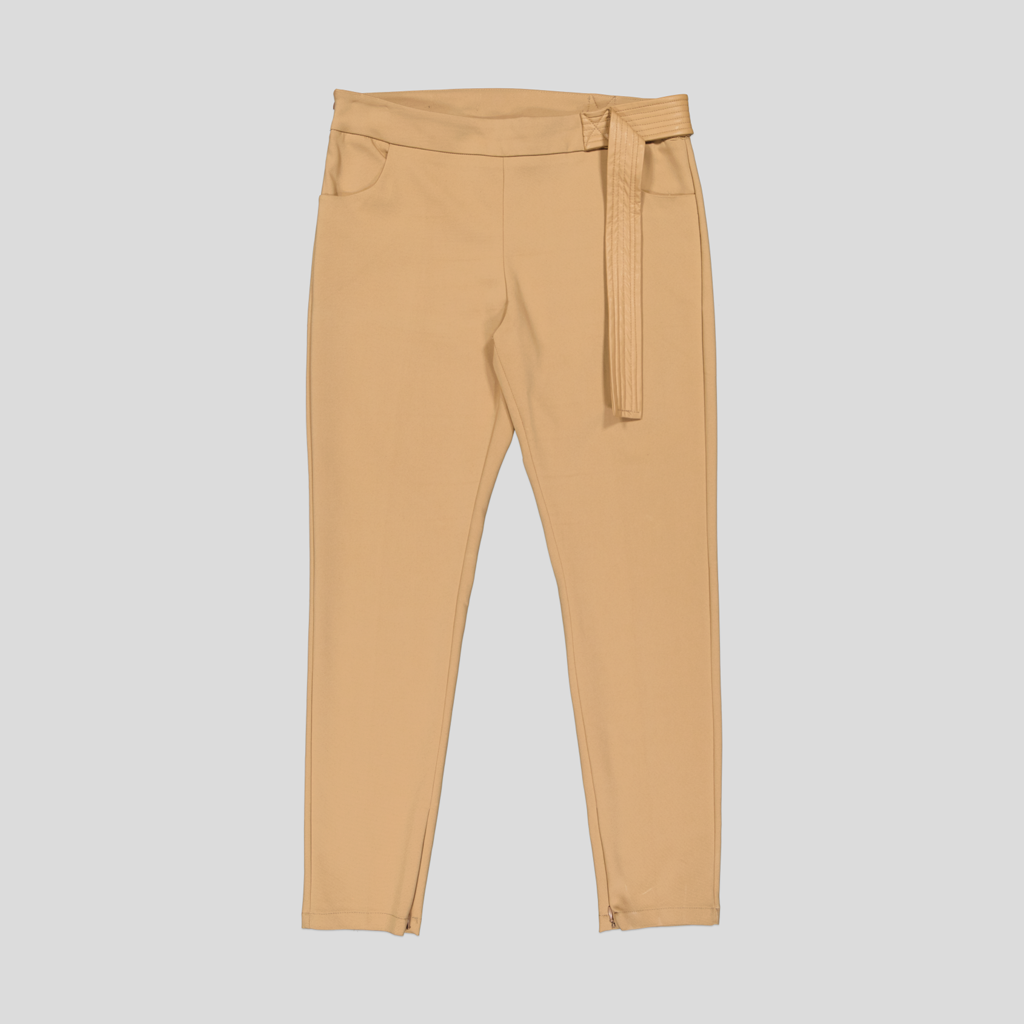 White Pigeon - PANTALON Moderne Stylé Pour Femme - Camel 2