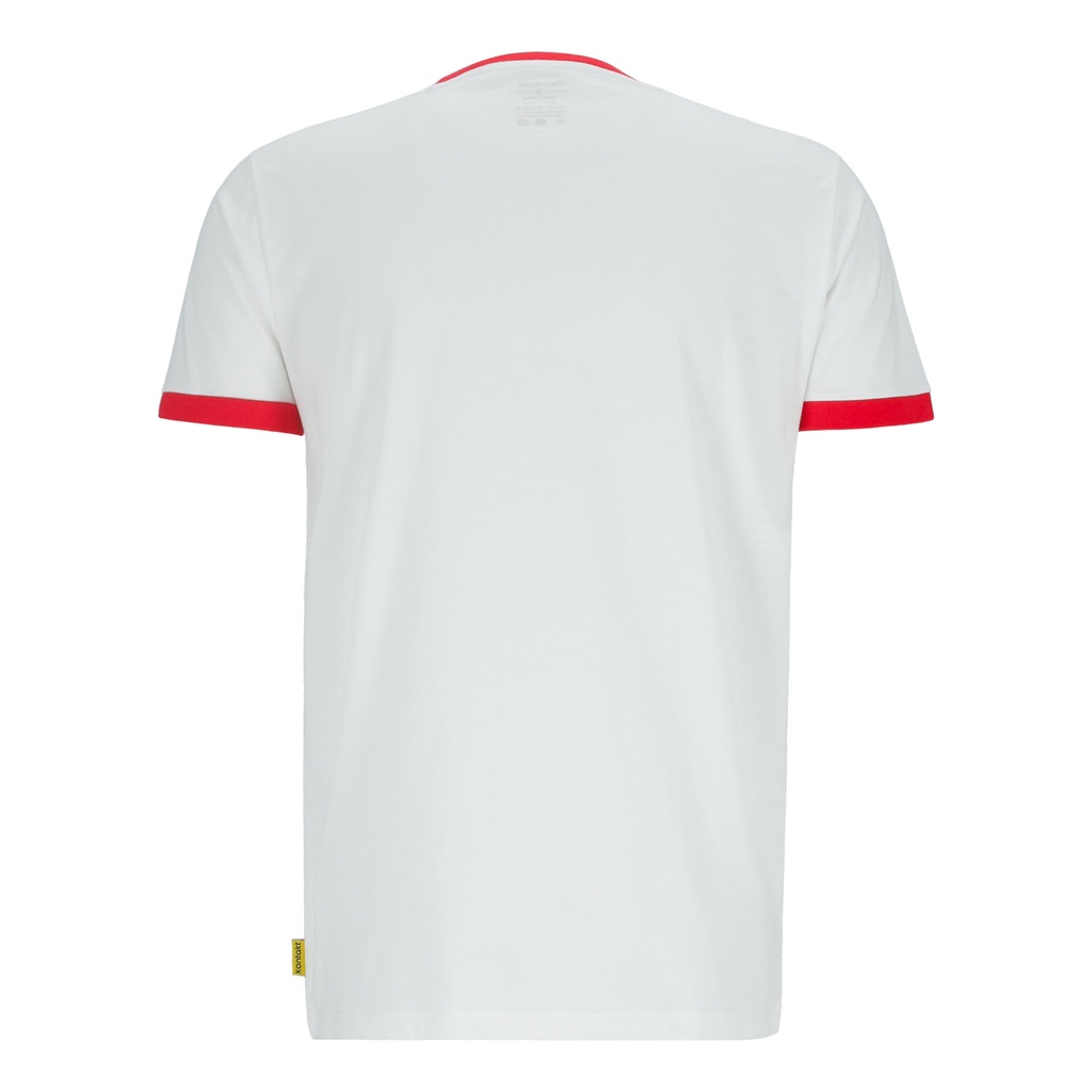Kontakt - T-shirt unisexe manches courtes contrasté ???? ????? ???? ???????? - Blanc 5