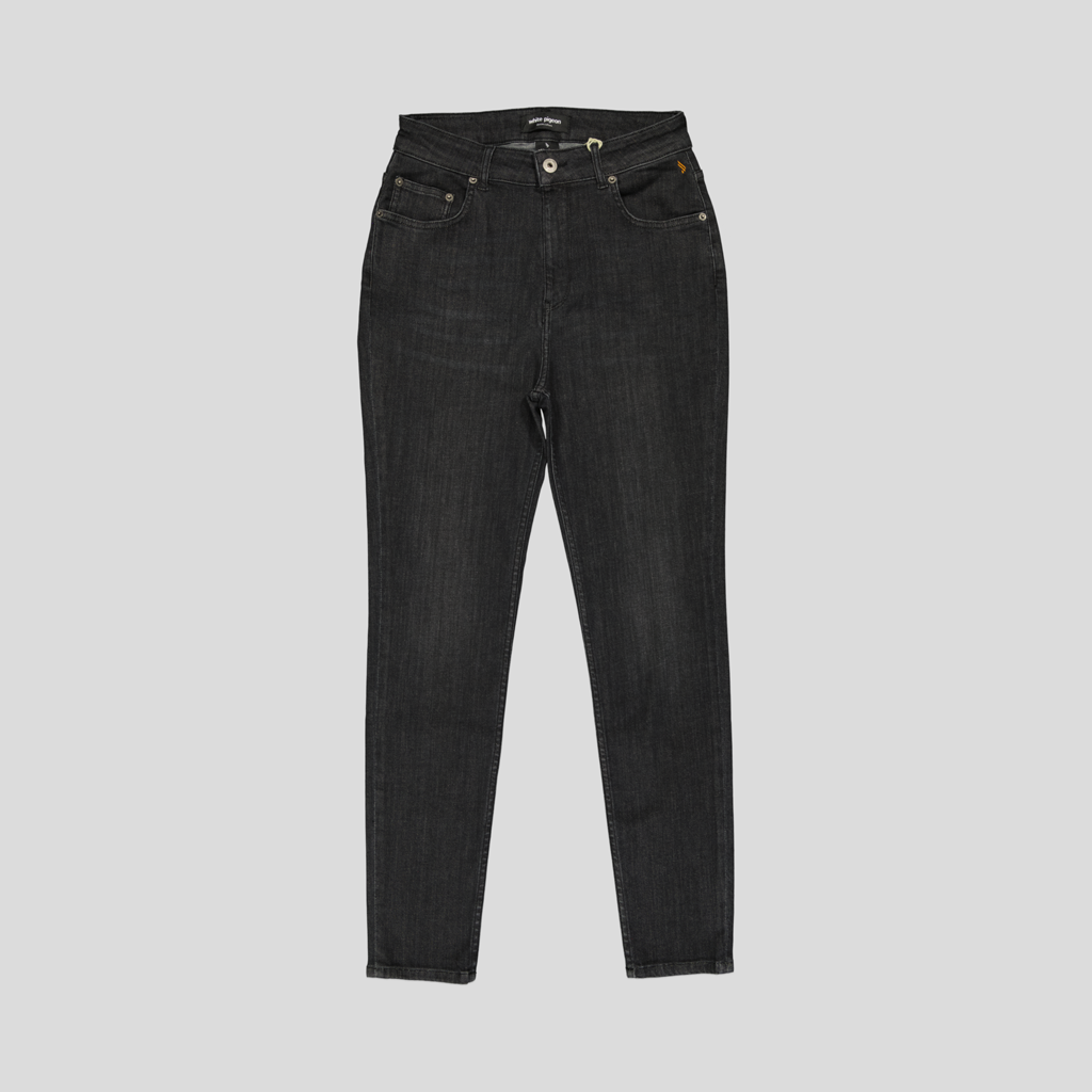 White Pigeon - PANTALON JEANS SLIM FIT EN DENIM STRETCH - Noir Medium 2