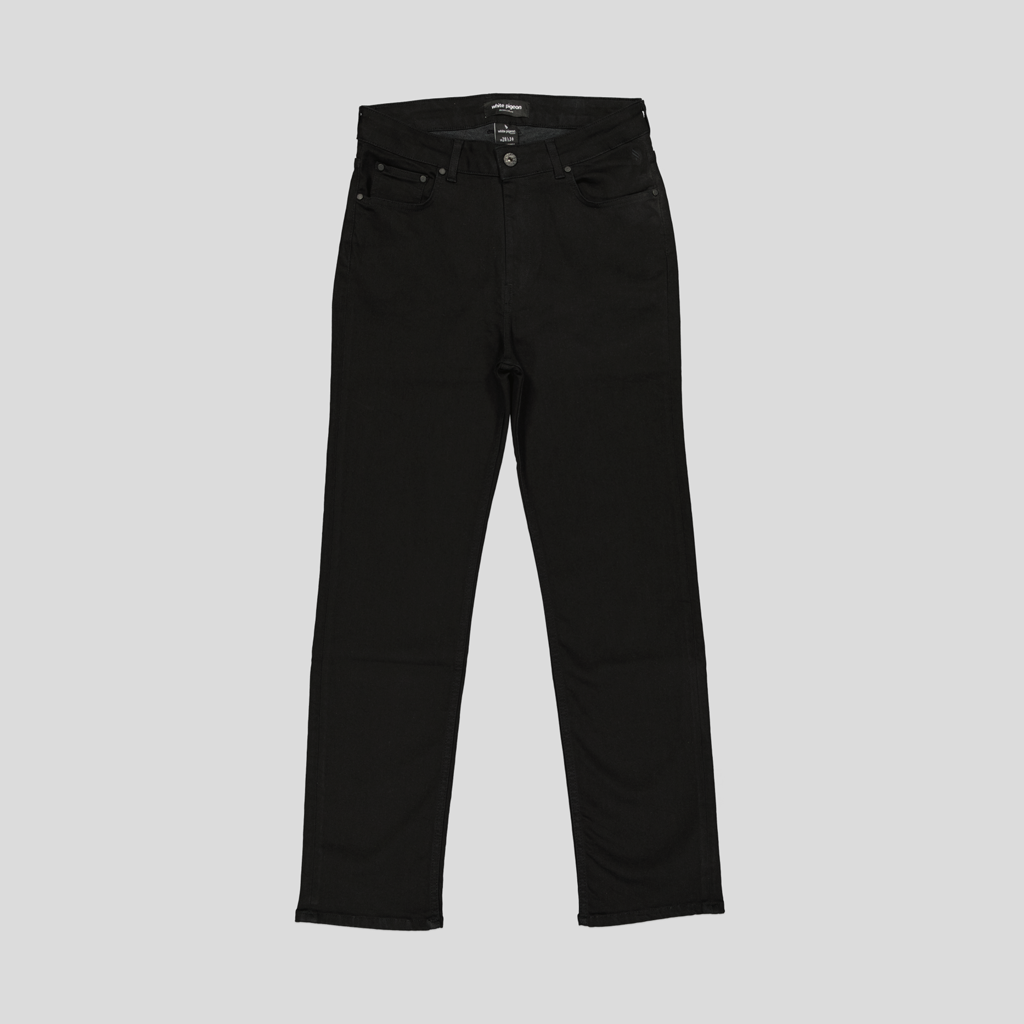 White Pigeon - PANTALON JEANS SLIM FIT - Noir Stone 2