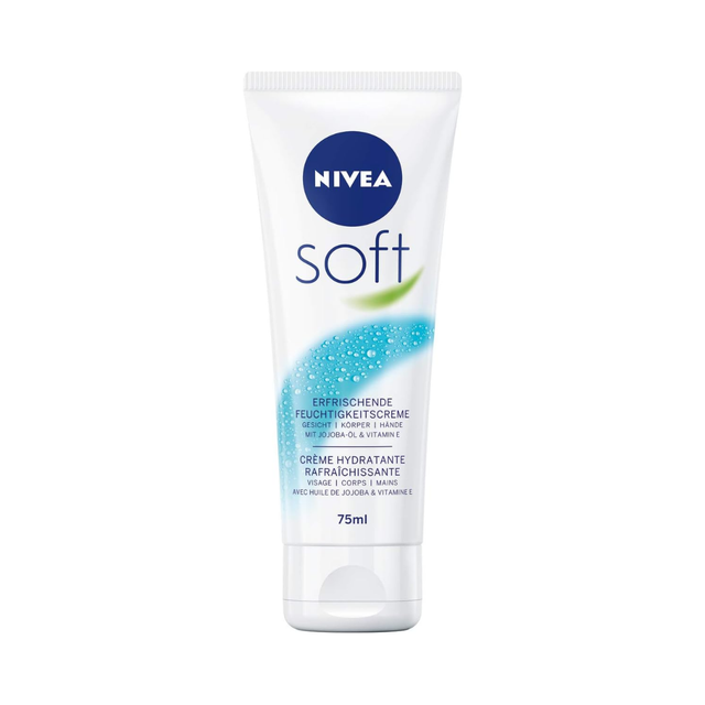 Nivea – Crème Hydratante Douce Visage Corps Et Mains À L’Huile De Jojoba 75 Ml PROMO - Nivea