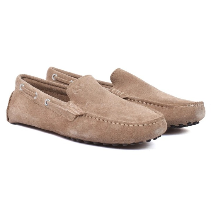 Superga - Mocassin homme rouille cuir Superga 486 SUEM - Beige 3