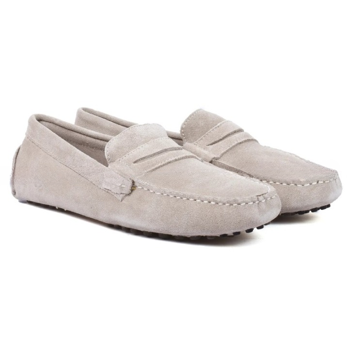 Superga - Mocassin homme cuir Superga 486 SUEM - Gris 3