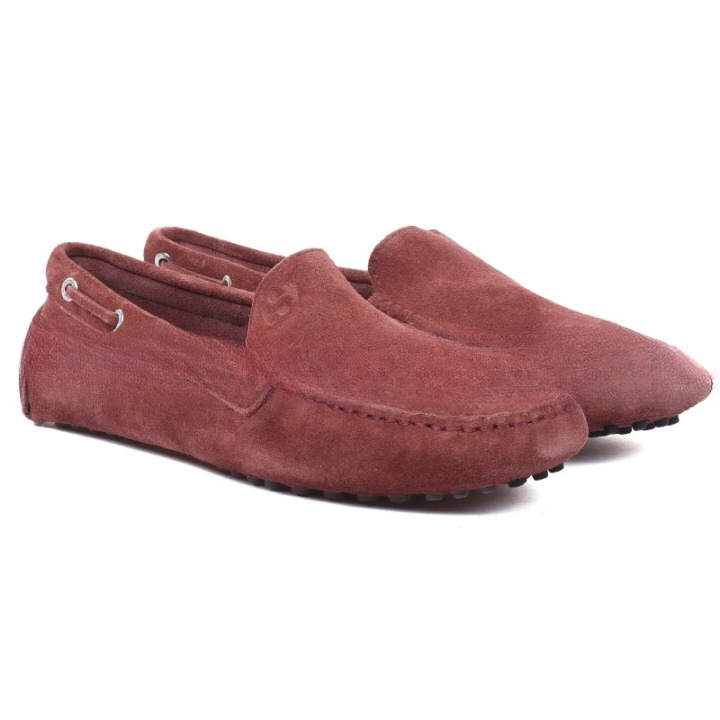 Superga - Mocassin homme rouille cuir Superga 486 SUEM - Bordeaux 3