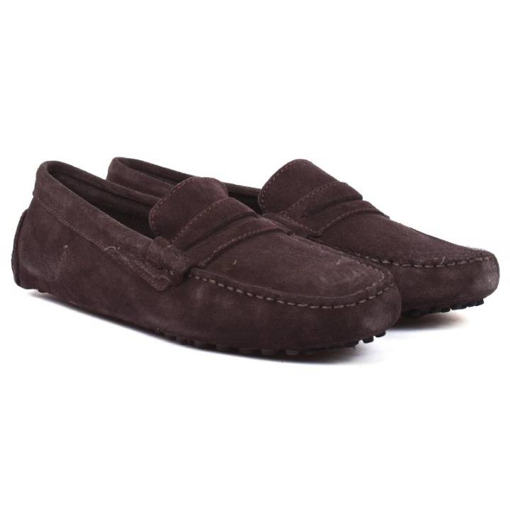 Superga - Mocassin homme cuir Superga 486 SUEM - Marron 3