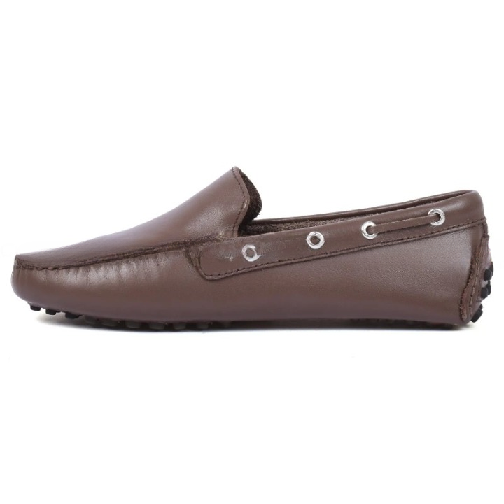 Superga - Mocassin homme cuir Superga 468 FGLM - Marron 4