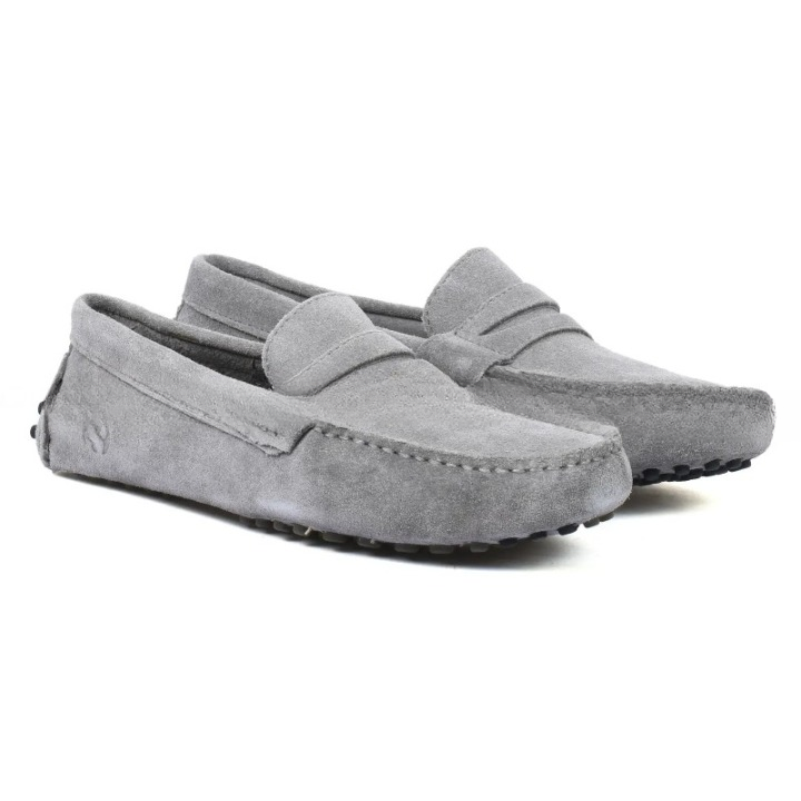 Superga - Mocassin homme cuir Superga 486 SUEM - Gris Chiné 3