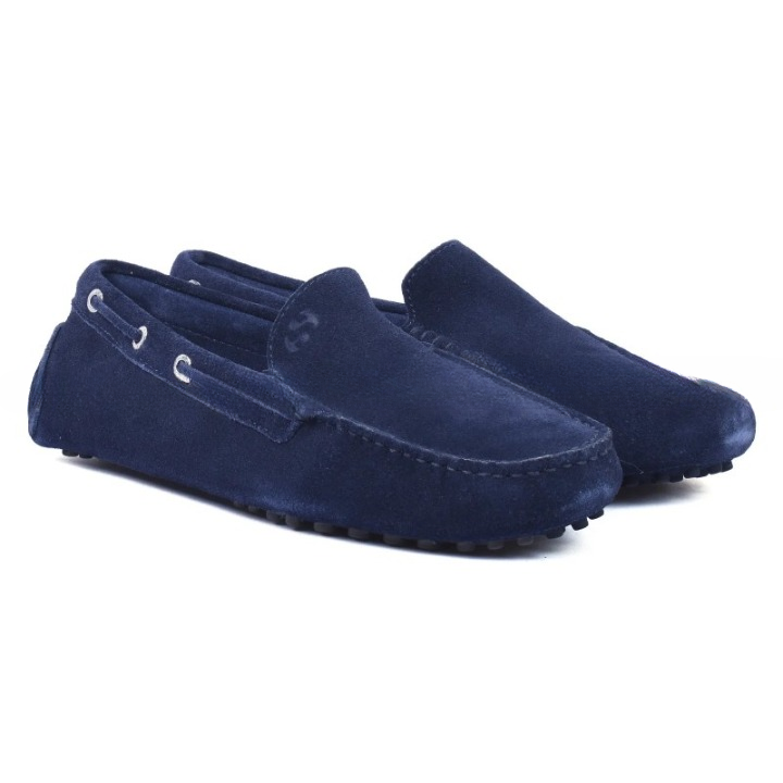Superga - Mocassin homme rouille cuir Superga 486 SUEM - Bleu Marine 3