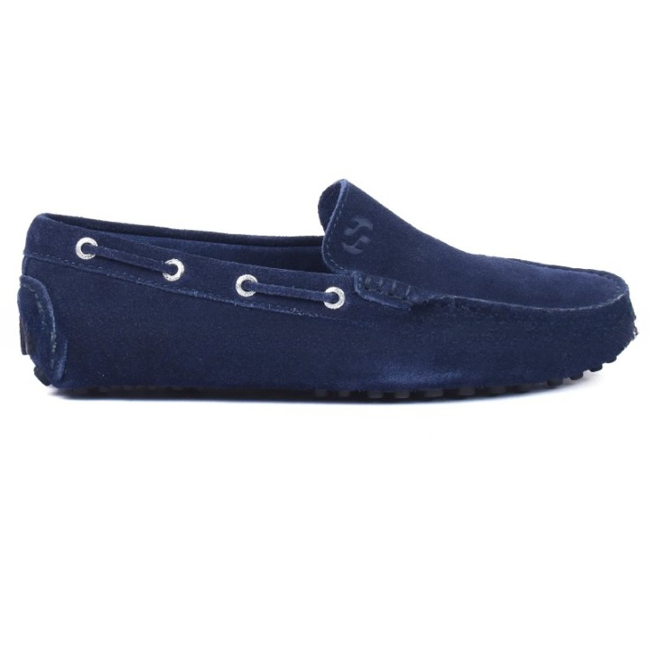 Superga – Mocassin homme cuir Superga 486 SUEM – Bleu Marine