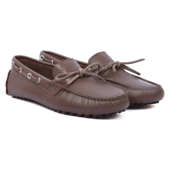 Superga - Mocassin homme cuir Superga 487 FGLM - Marron 3