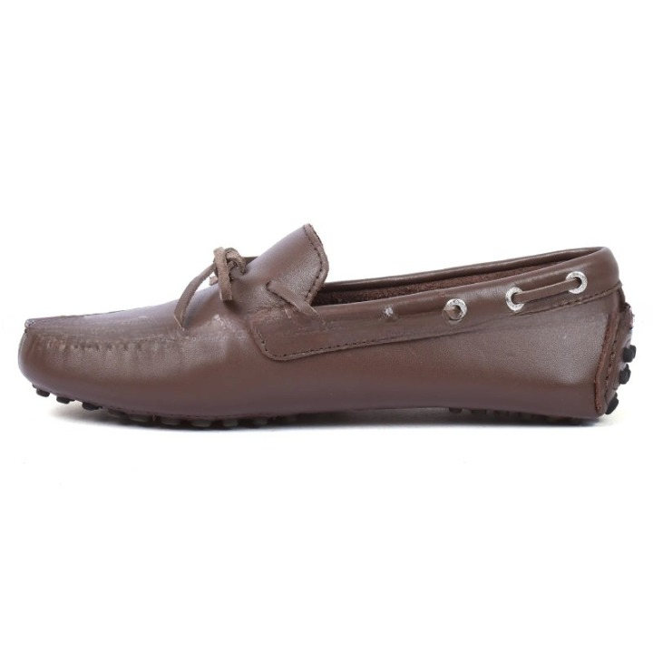 Superga - Mocassin homme cuir Superga 487 FGLM - Marron 4