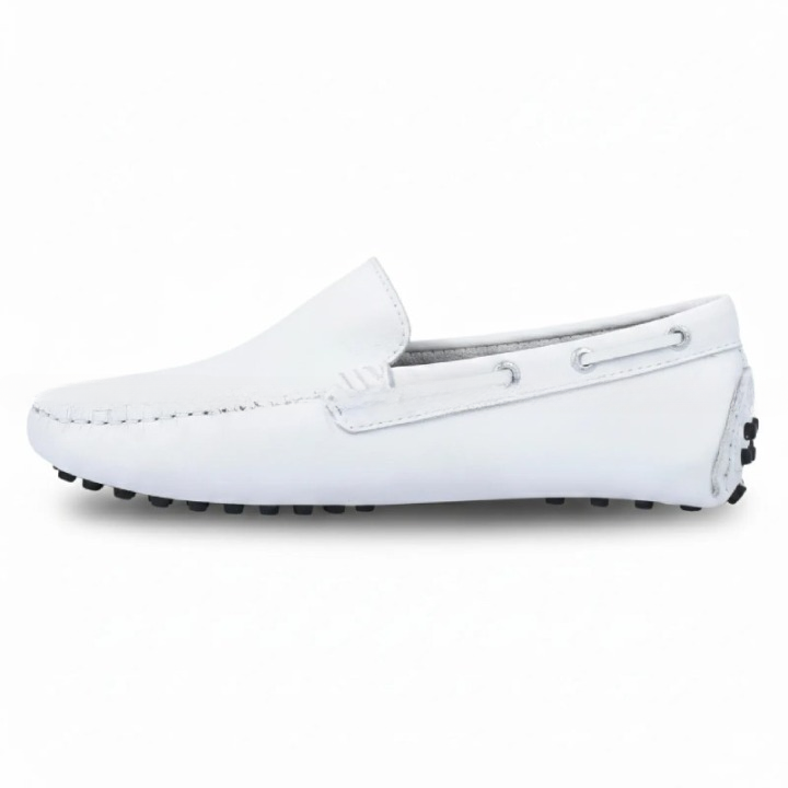Superga - Mocassin homme cuir Superga 468 FGLM - Blanc 4