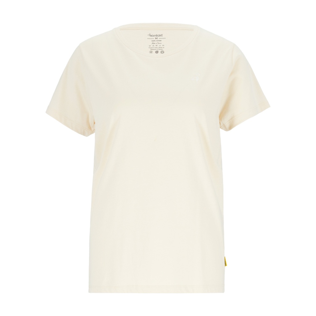 Kontakt – T-shirt femme manches courtes الجمهورية التونسية – Beige