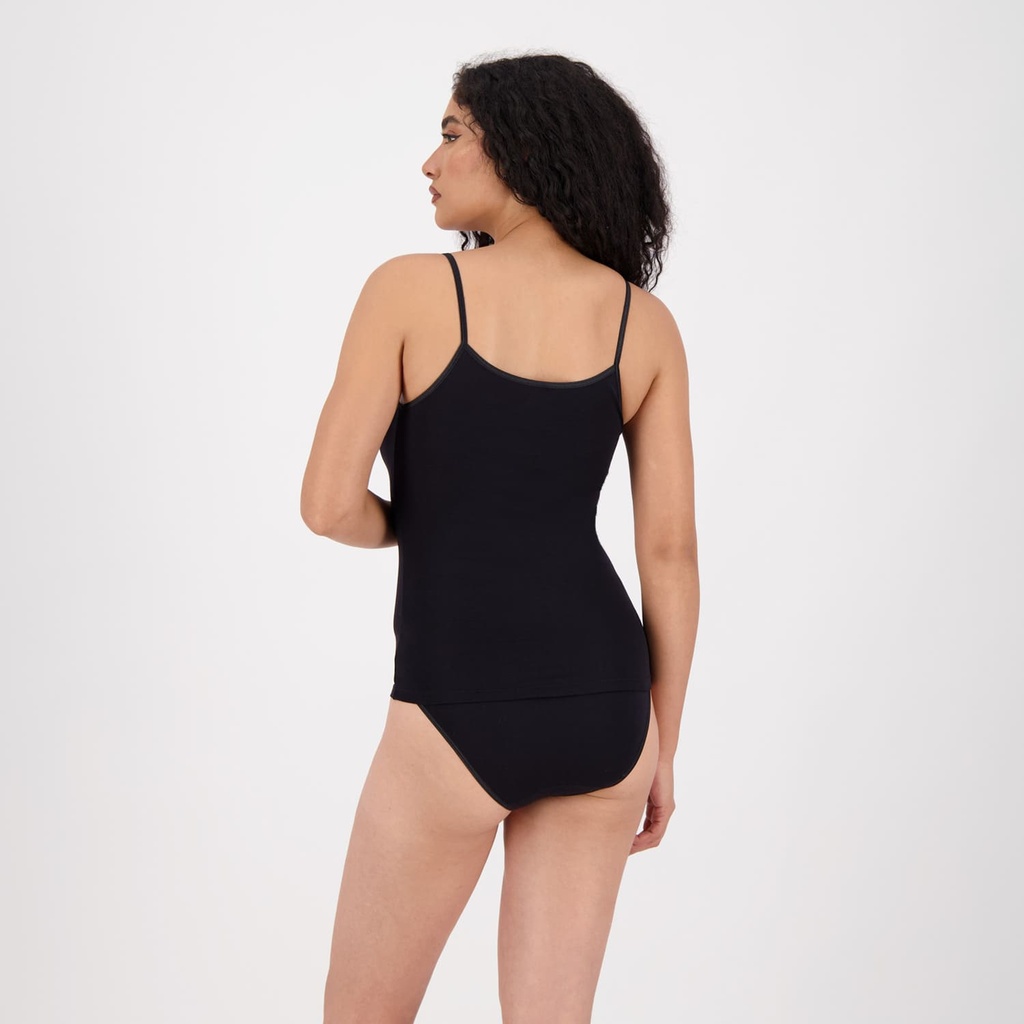 Kontakt - Caraco femme en microfibre extensible - Noir 3