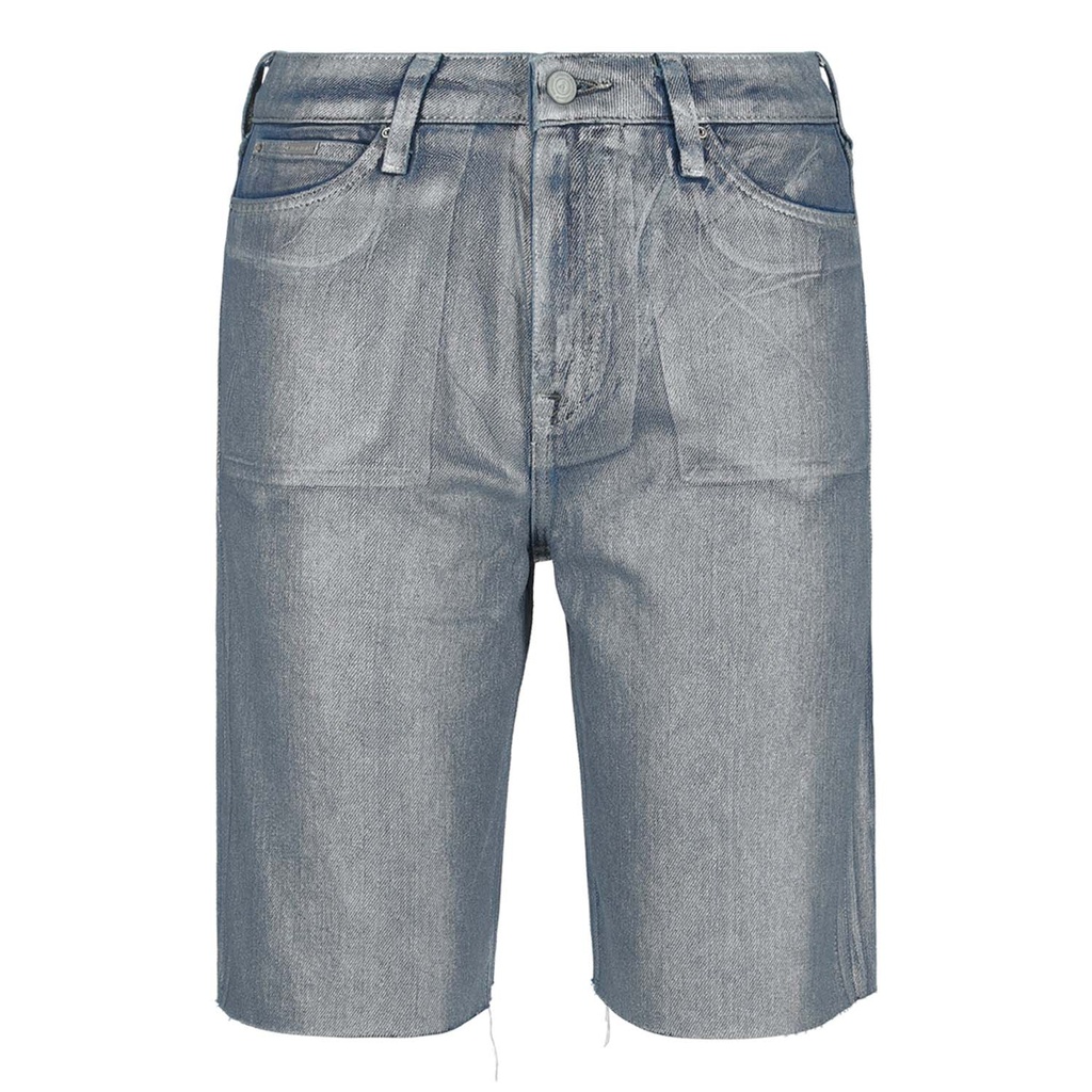 Kontakt – Short femme métallique – NERMINE – Gris Charbon