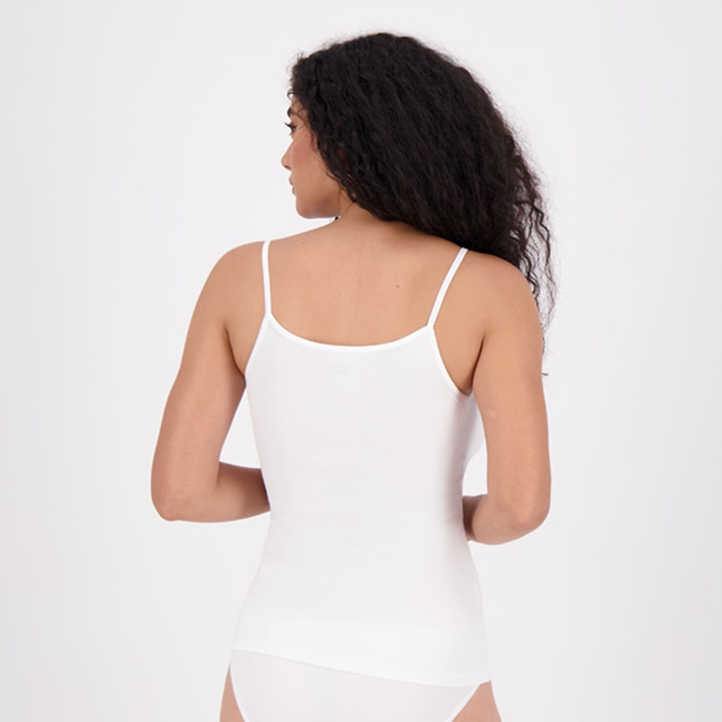Kontakt - Caraco femme en microfibre extensible - Blanc 3