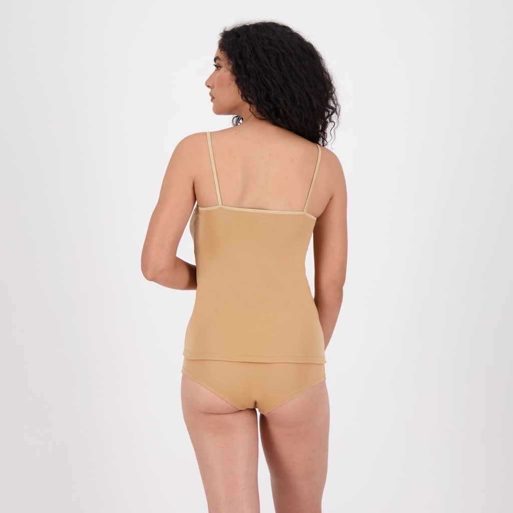 Kontakt - Culotte femme en microfibre extensible - Beige 2