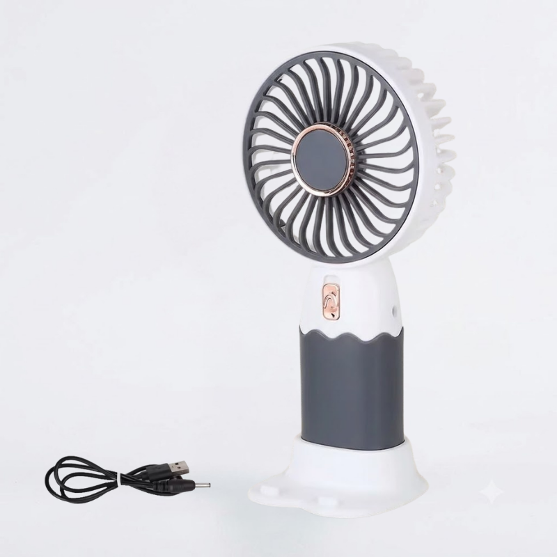 NEST – Mini Ventilateur Portable Rechargeable – Blanc