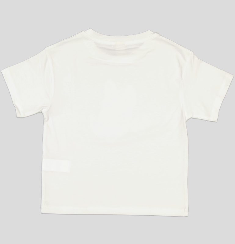 "White Pigeon -T-shirt pour fillette en jersey 100% coton ""Minnie Mouse"" - Blanc" 3