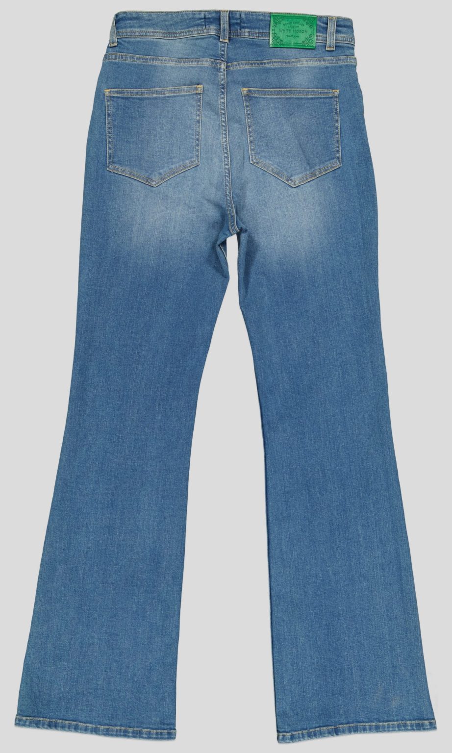 White Pigeon - PANTALON STRAIGHT LARGE FIT - DARK USED 4