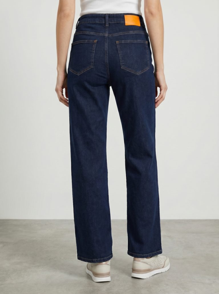 White Pigeon - PANTALON FEMME STRAIGHT FIT - DARK STONE 2