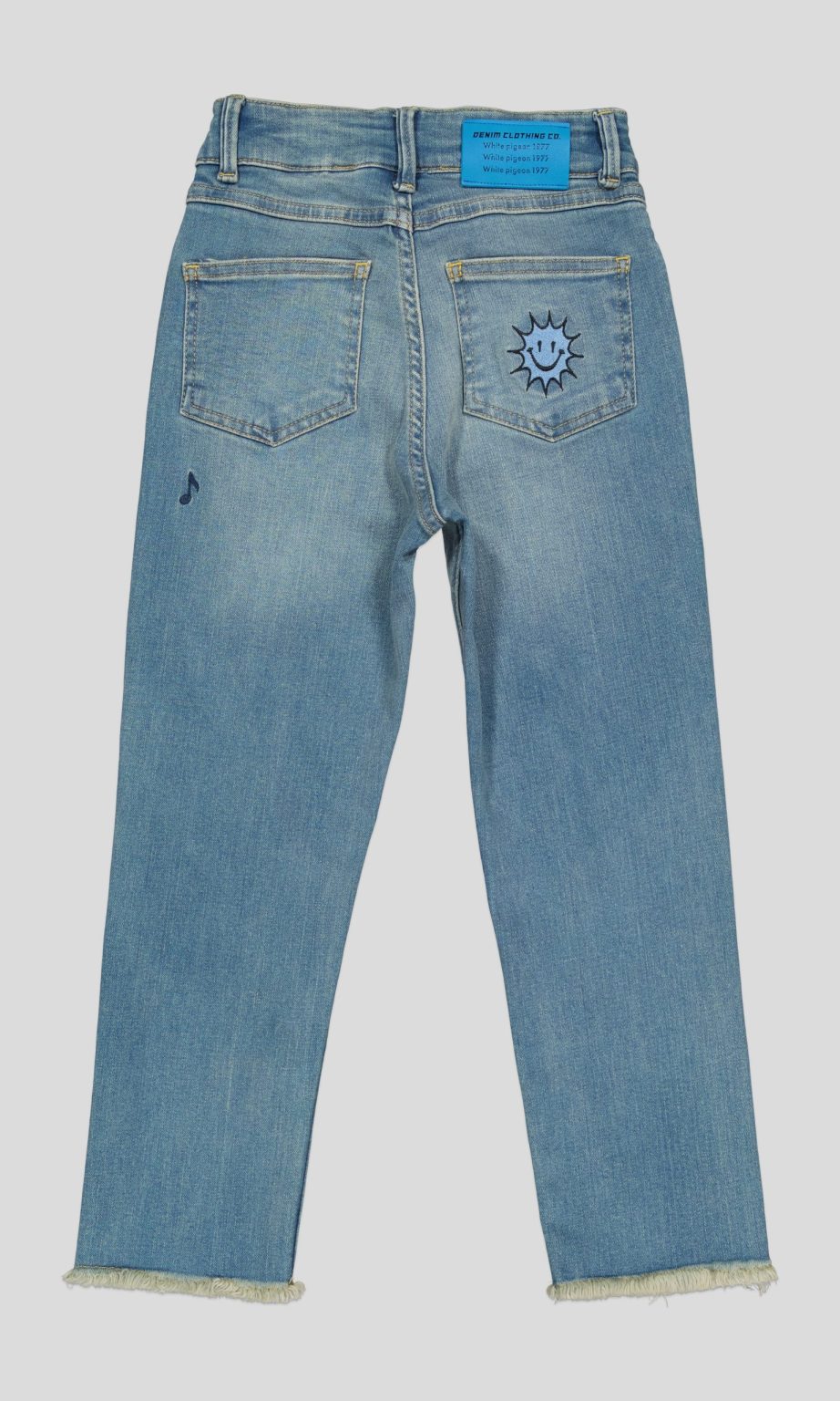 White Pigeon - PANTALON JEAN FASHION Impressioné - DESTROYED 3