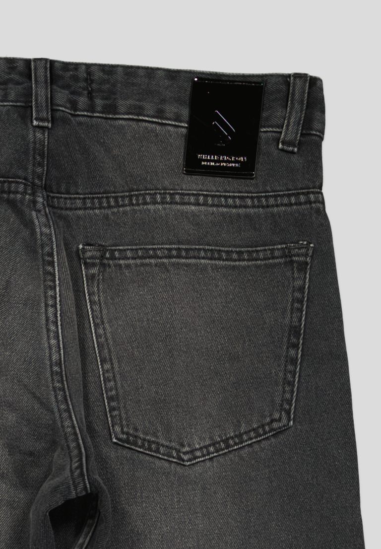 White Pigeon -Jean homme regular fit en denim 100% coton - DARK WASH 4
