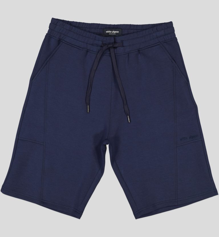 White Pigeon - SHORT HOMME scuba -  BLEU INDIGO 2