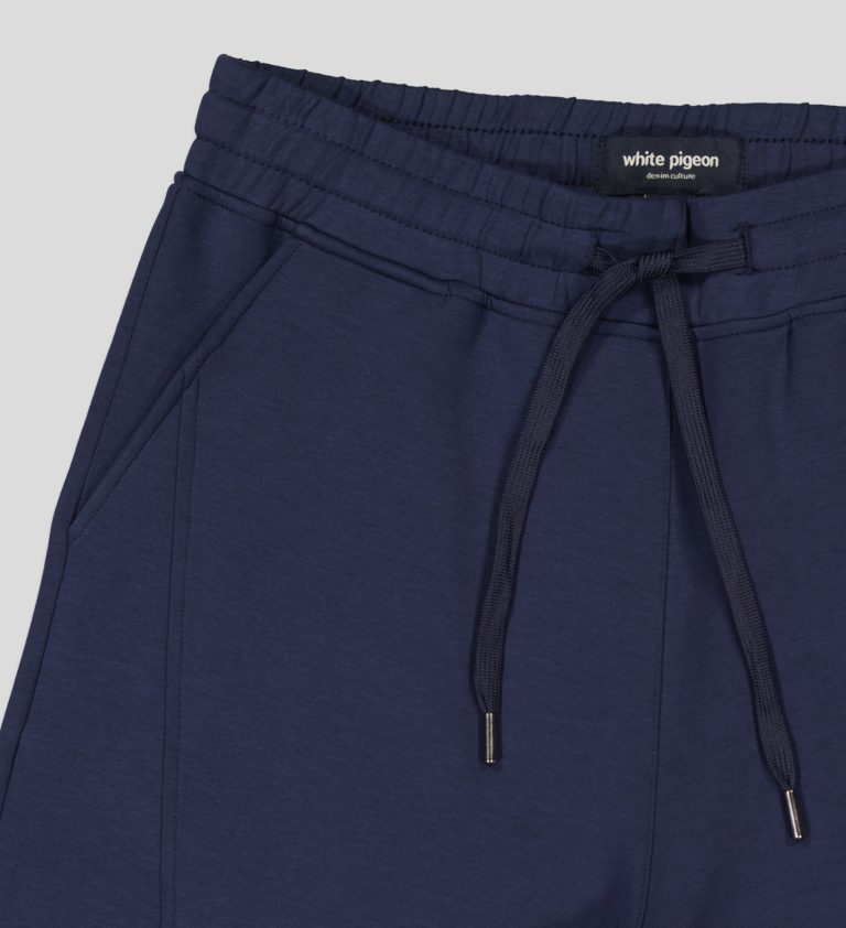 White Pigeon - SHORT HOMME scuba -  BLEU INDIGO 3