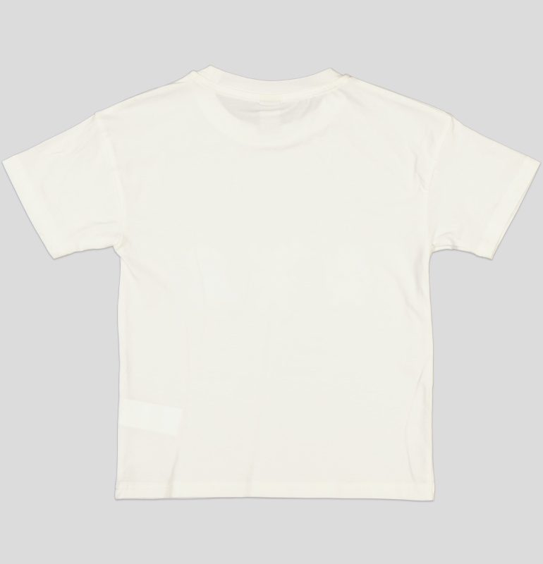 "White Pigeon -T-shirt pour fillette en jersey 100% coton ""Stitch"" - Blanc" 3