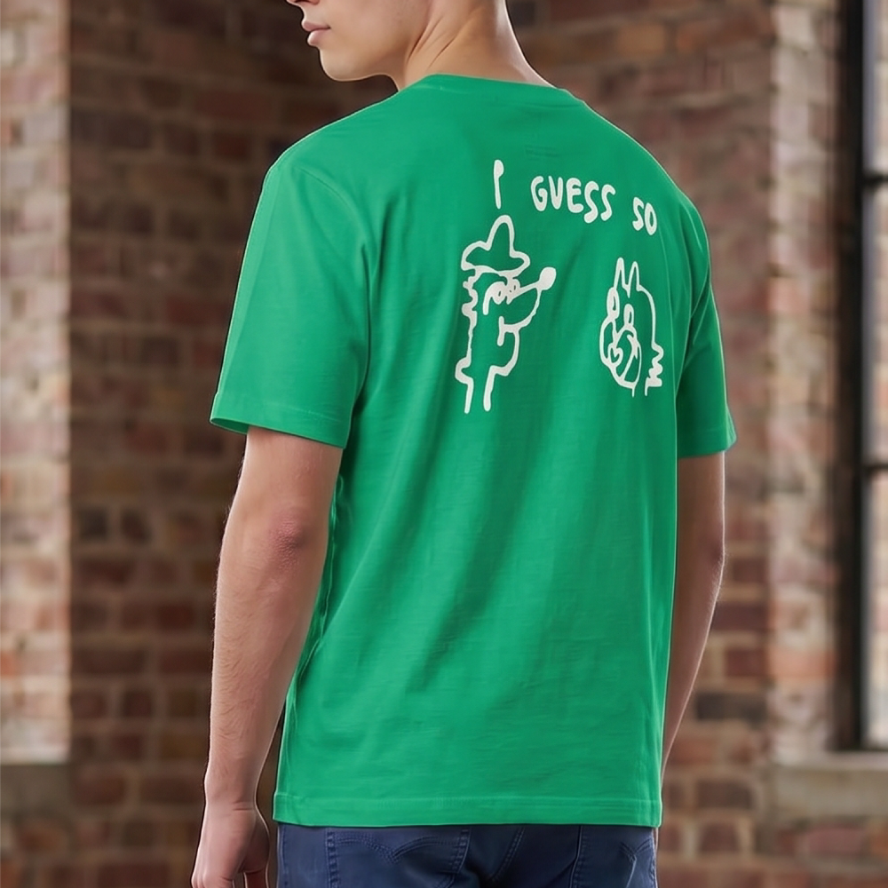 "White Pigeon - T-shirt homme en jersey ""you'll Miss Me"" - Vert" 3