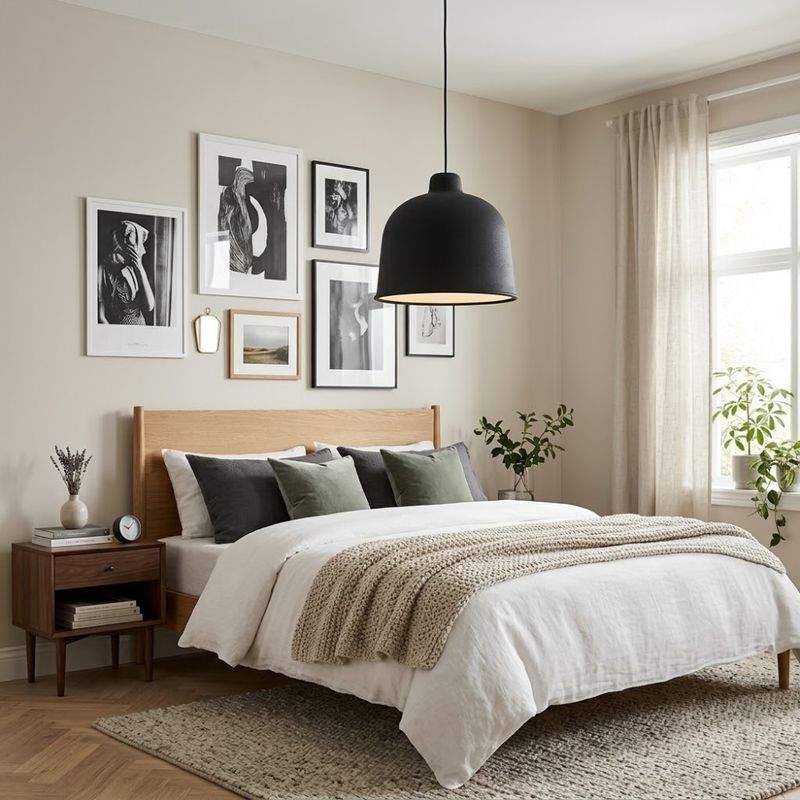 NEST – Suspension Métal “Loft Color” – Noir Mat
