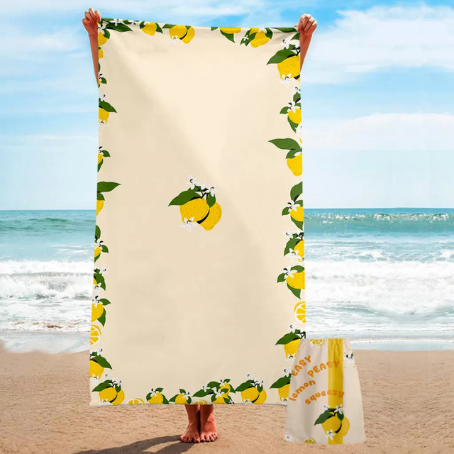 DUO ACCESSORIES – Serviette de Plage M Citronella