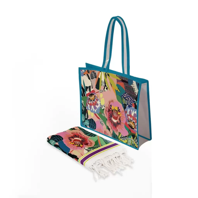 DUO ACCESSORIES – Pack Fouta plage COLOR GARDEN