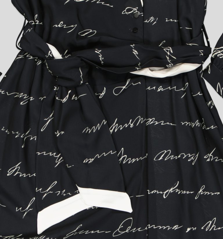 White Pigeon - ROBE Imprimer Femme - Noir 3