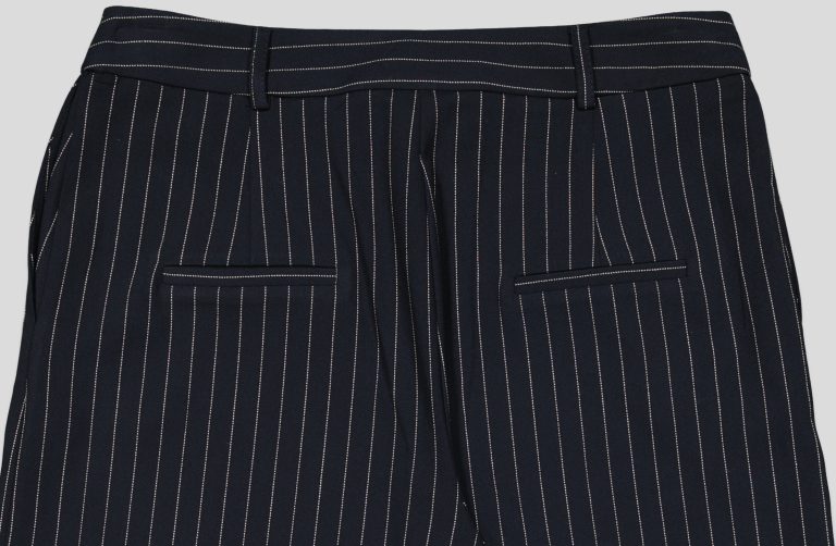 White Pigeon - Pantalon Femme élégant à coupe taille haute - Bleu 5