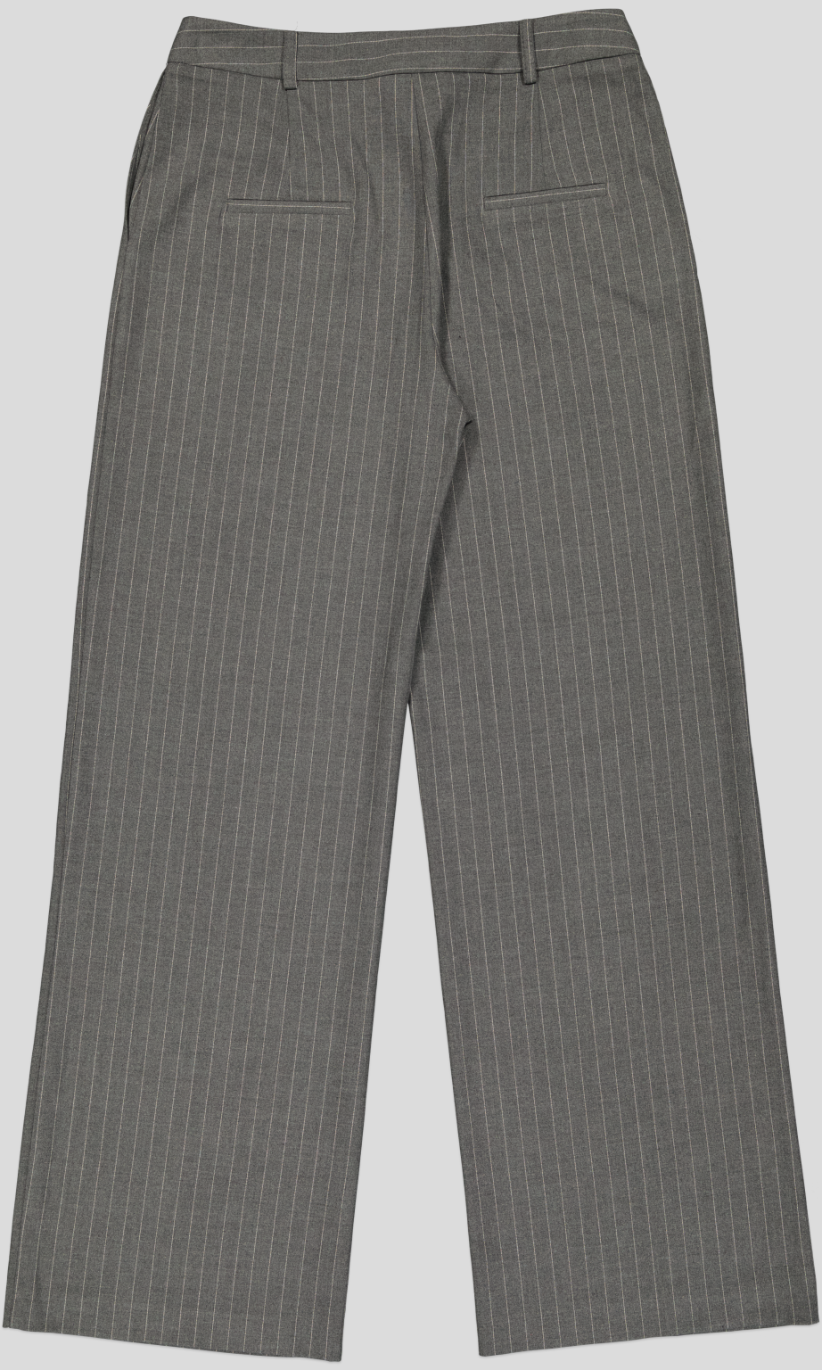 White Pigeon - Pantalon Femme élégant à coupe taille haute - Gris 4