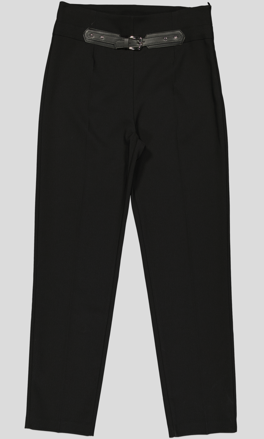 White Pigeon – Pantalon Femme Avec ceinture taille Haute – Noir