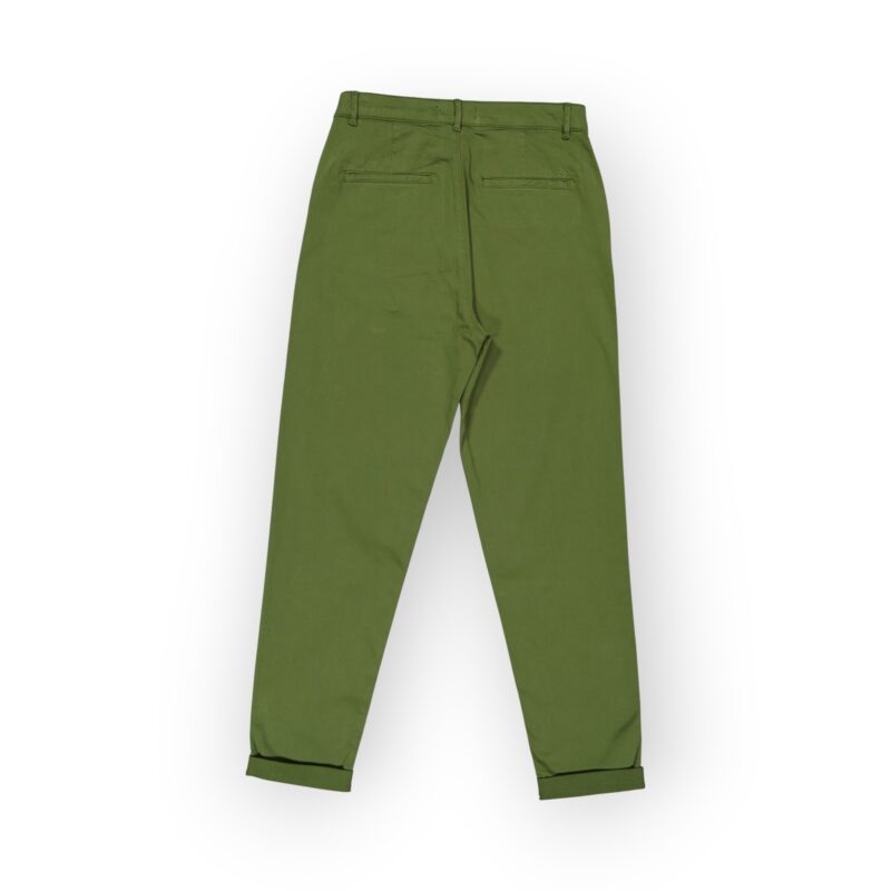White Pigeon - PANTALON CHINO COTTON RABAT - VERT KAKI 5