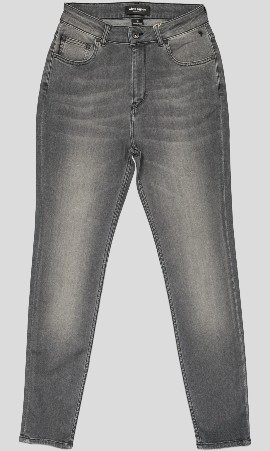 White Pigeon – PANTALON JEANS SLIM FIT EN DENIM STRETCH – Noir Vintage